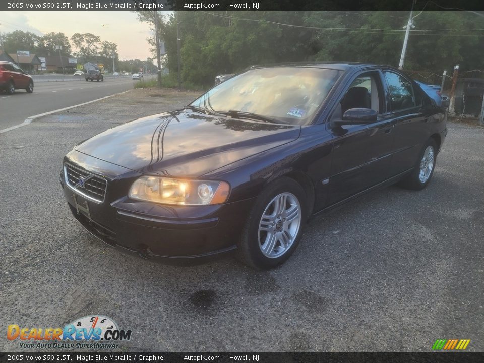 2005 Volvo S60 2.5T Magic Blue Metallic / Graphite Photo #6