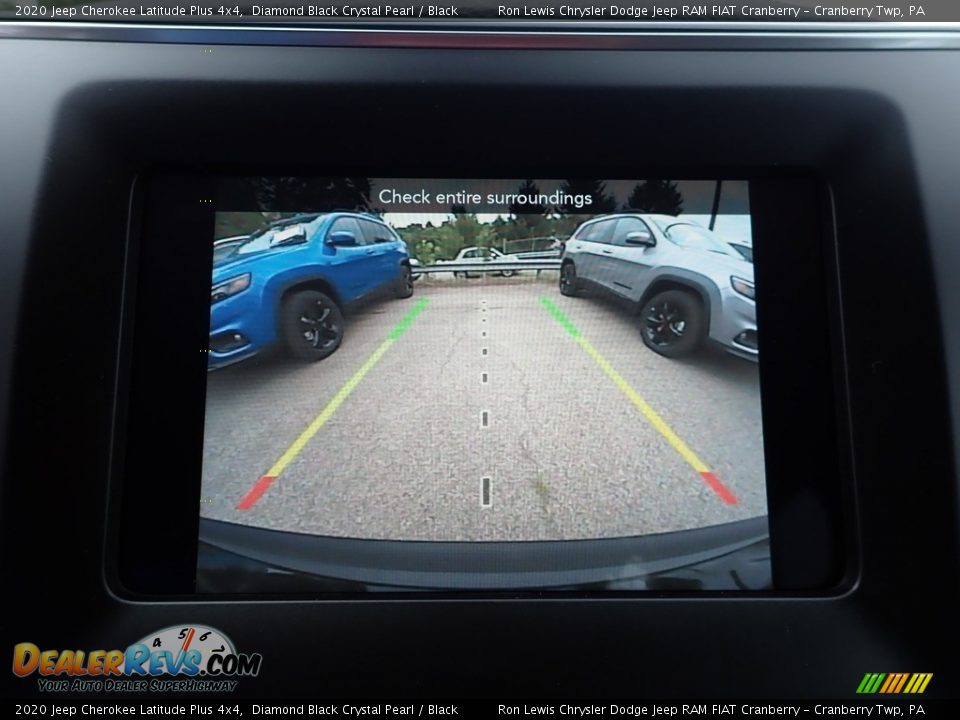 2020 Jeep Cherokee Latitude Plus 4x4 Diamond Black Crystal Pearl / Black Photo #18