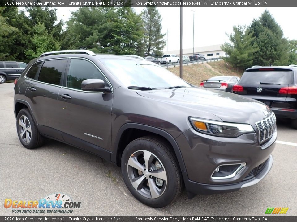 2020 Jeep Cherokee Limited 4x4 Granite Crystal Metallic / Black Photo #3