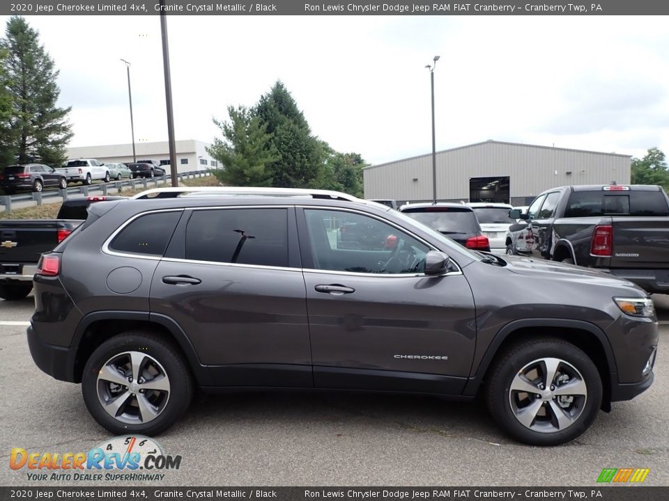 2020 Jeep Cherokee Limited 4x4 Granite Crystal Metallic / Black Photo #4