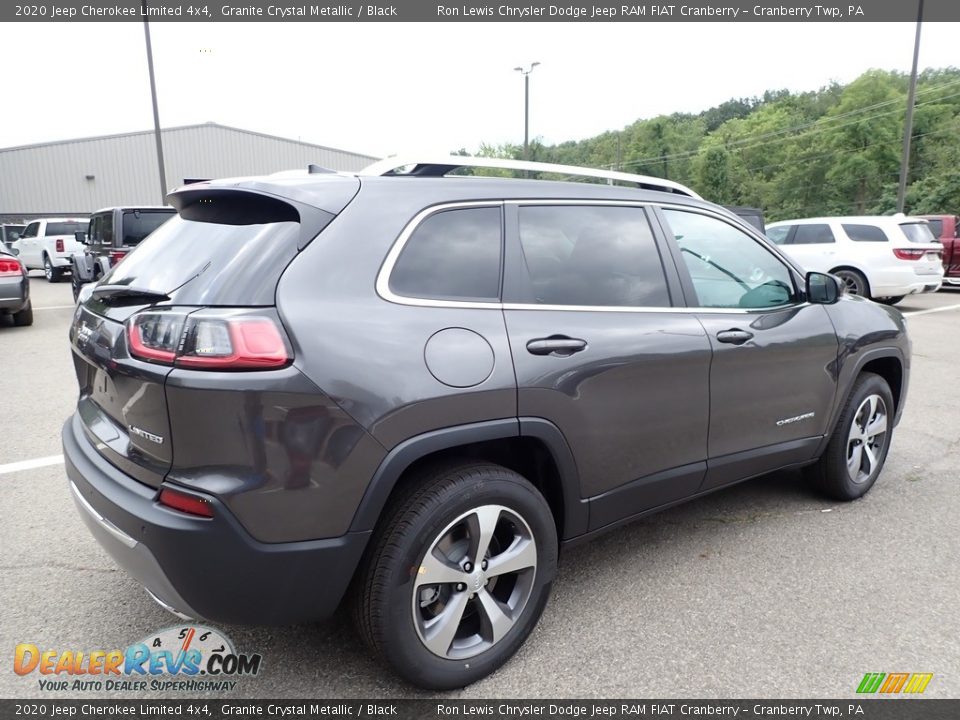 2020 Jeep Cherokee Limited 4x4 Granite Crystal Metallic / Black Photo #5