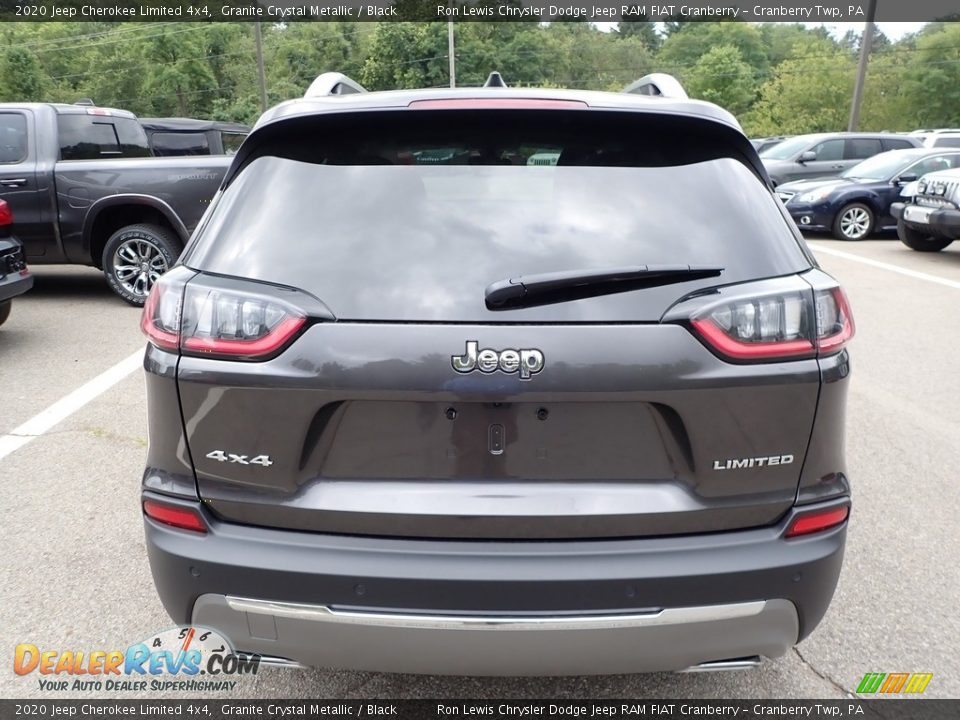 2020 Jeep Cherokee Limited 4x4 Granite Crystal Metallic / Black Photo #6
