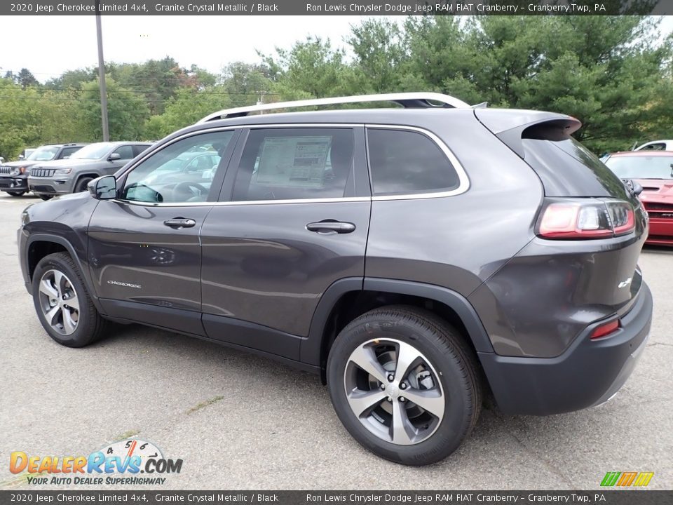 2020 Jeep Cherokee Limited 4x4 Granite Crystal Metallic / Black Photo #8