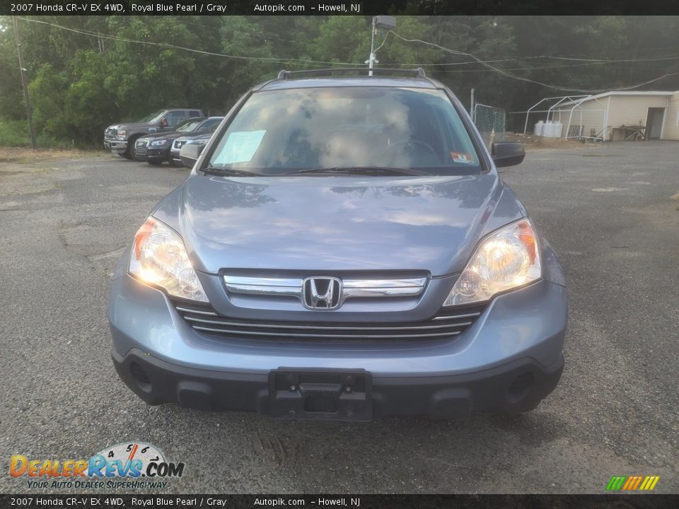 2007 Honda CR-V EX 4WD Royal Blue Pearl / Gray Photo #7