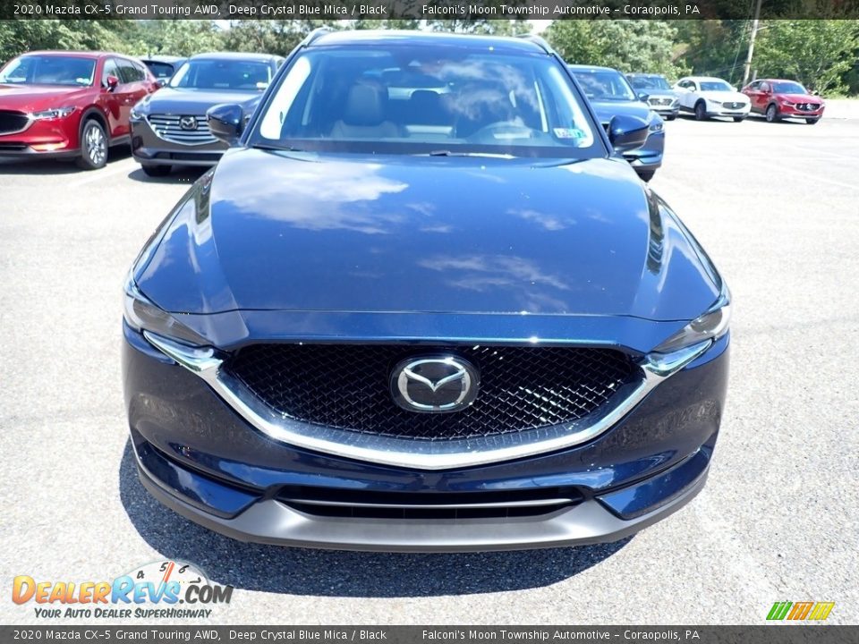 2020 Mazda CX-5 Grand Touring AWD Deep Crystal Blue Mica / Black Photo #4