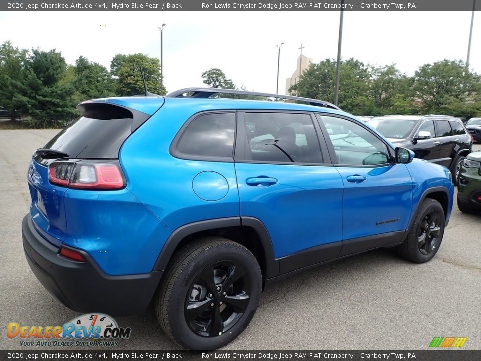 2020 Jeep Cherokee Altitude 4x4 Hydro Blue Pearl / Black Photo #5