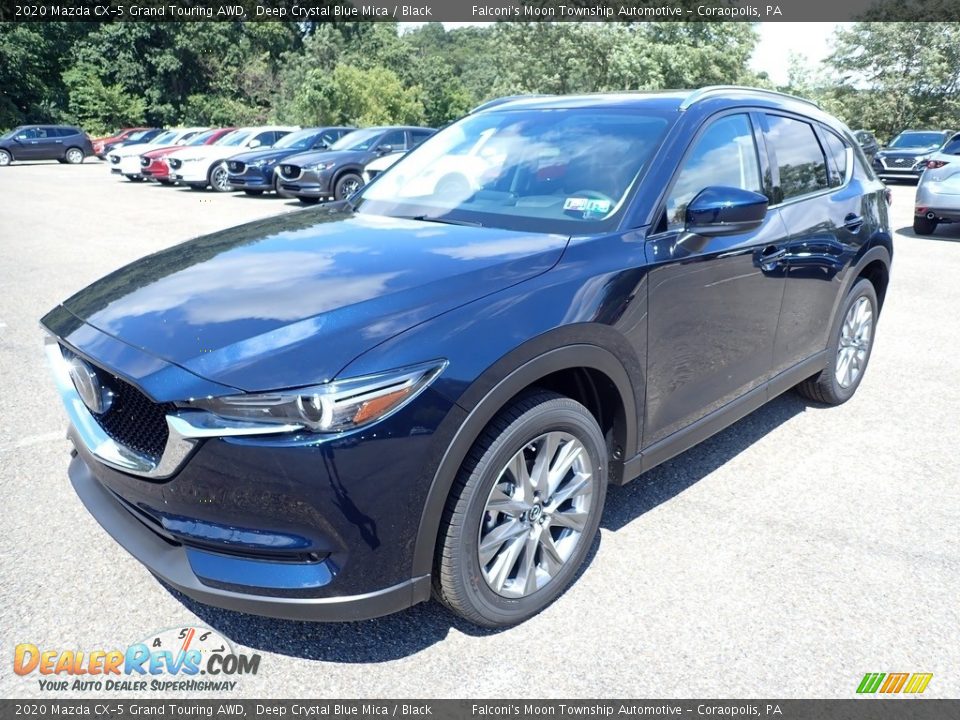 2020 Mazda CX-5 Grand Touring AWD Deep Crystal Blue Mica / Black Photo #5