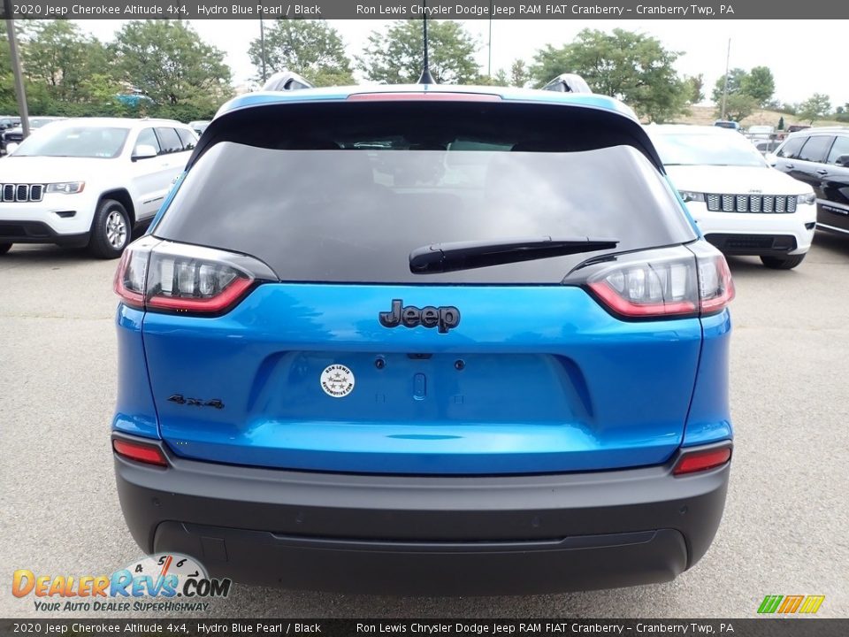 2020 Jeep Cherokee Altitude 4x4 Hydro Blue Pearl / Black Photo #6