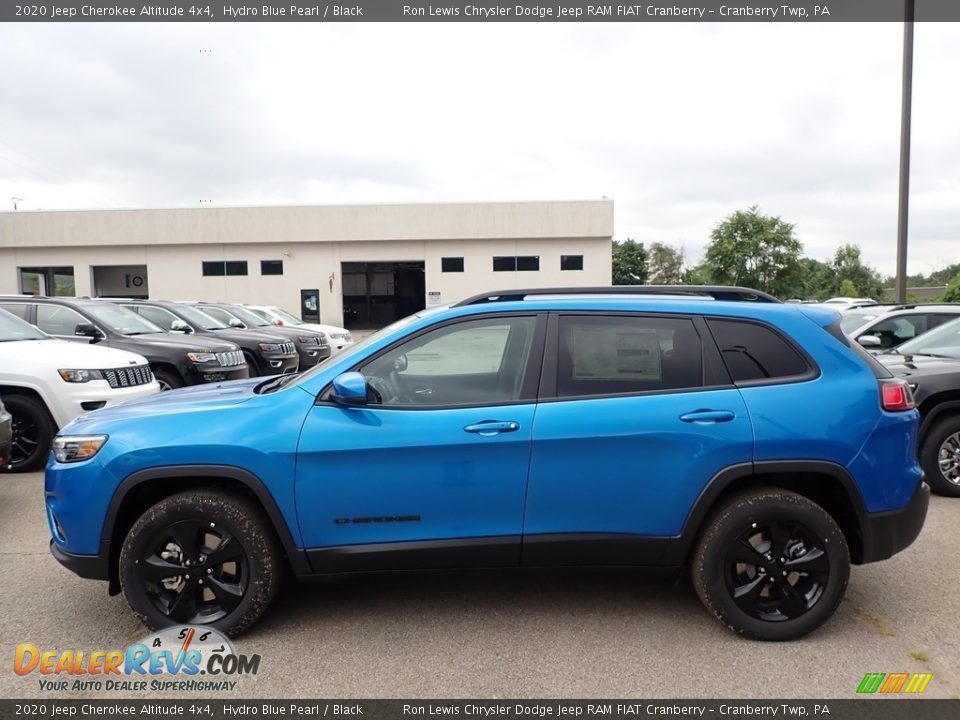 2020 Jeep Cherokee Altitude 4x4 Hydro Blue Pearl / Black Photo #9