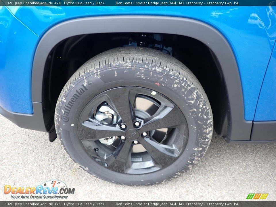 2020 Jeep Cherokee Altitude 4x4 Hydro Blue Pearl / Black Photo #10