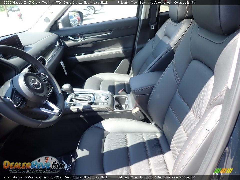 2020 Mazda CX-5 Grand Touring AWD Deep Crystal Blue Mica / Black Photo #10