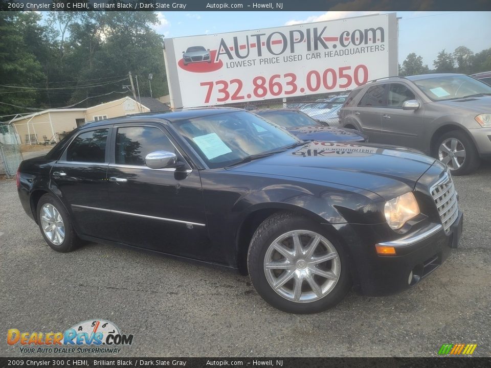 2009 Chrysler 300 C HEMI Brilliant Black / Dark Slate Gray Photo #1