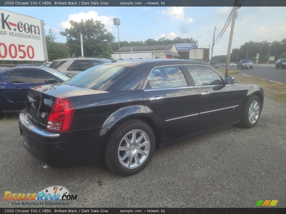 2009 Chrysler 300 C HEMI Brilliant Black / Dark Slate Gray Photo #3