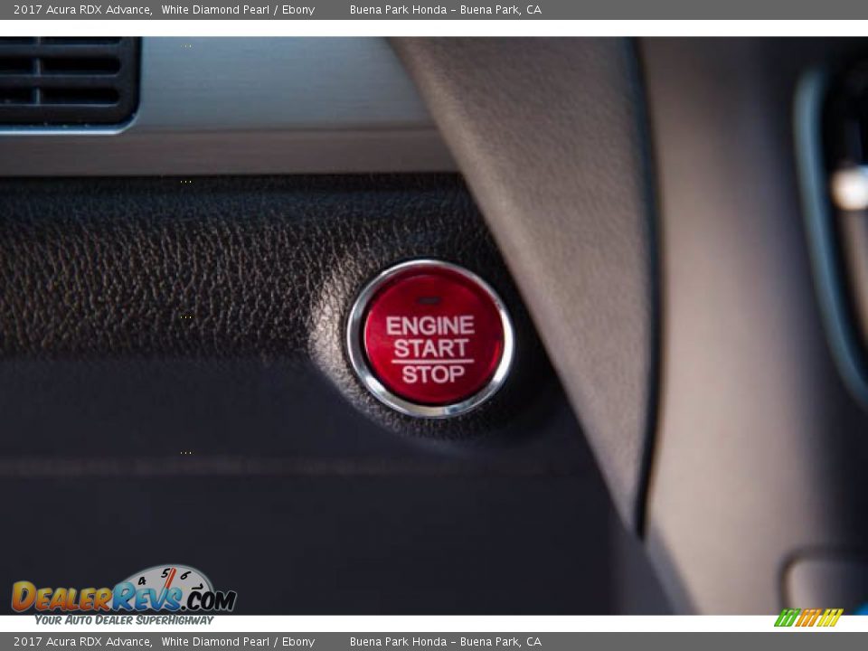 2017 Acura RDX Advance White Diamond Pearl / Ebony Photo #14