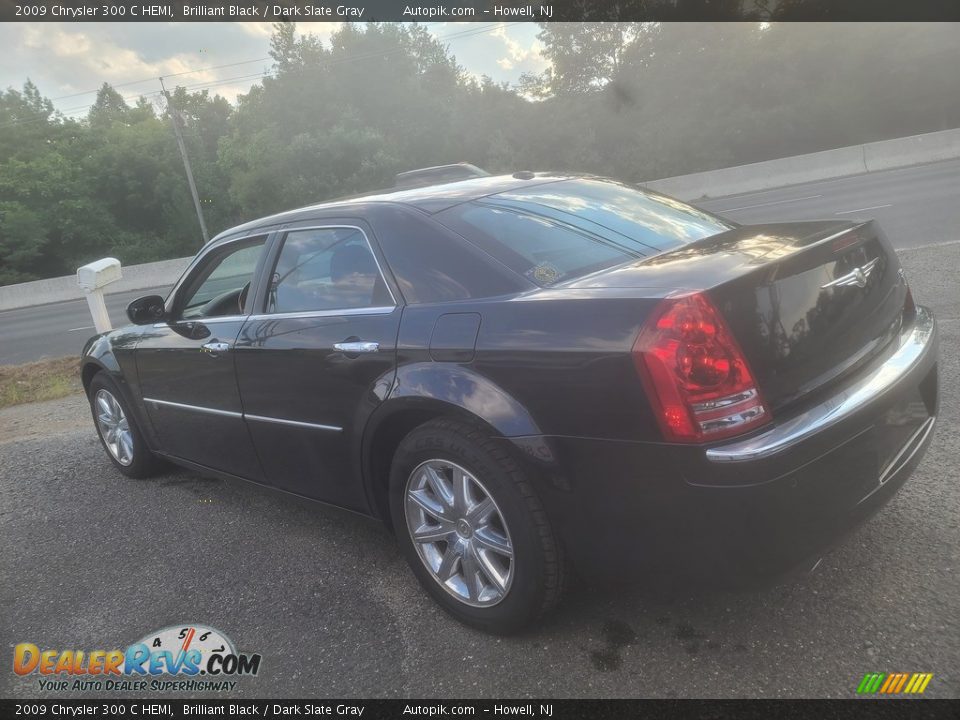 2009 Chrysler 300 C HEMI Brilliant Black / Dark Slate Gray Photo #5