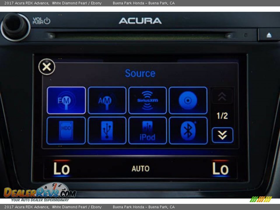 2017 Acura RDX Advance White Diamond Pearl / Ebony Photo #27