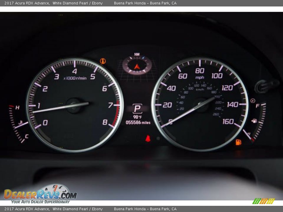 2017 Acura RDX Advance White Diamond Pearl / Ebony Photo #28