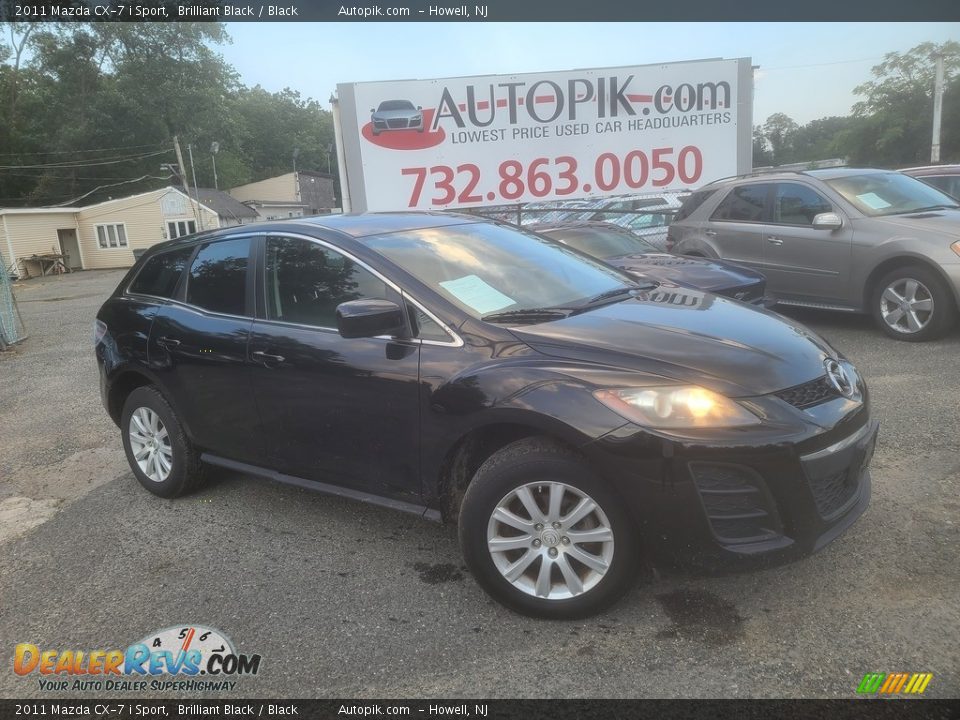 2011 Mazda CX-7 i Sport Brilliant Black / Black Photo #1