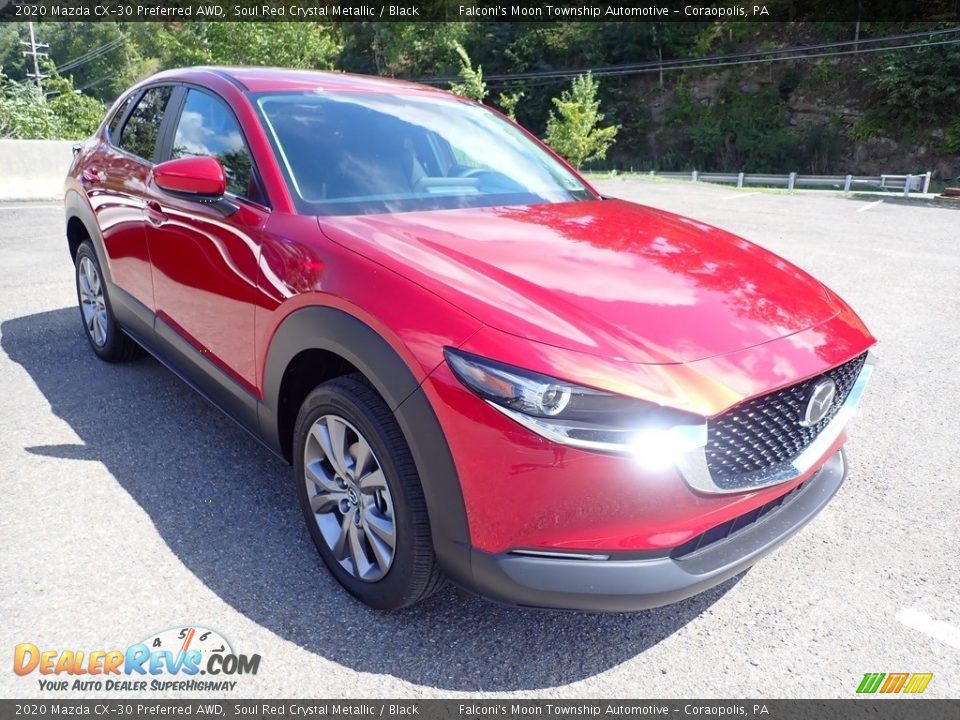 2020 Mazda CX-30 Preferred AWD Soul Red Crystal Metallic / Black Photo #3