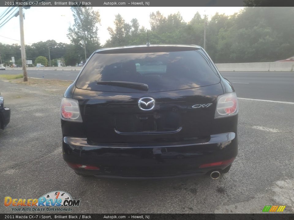 2011 Mazda CX-7 i Sport Brilliant Black / Black Photo #4