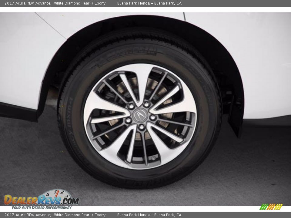 2017 Acura RDX Advance White Diamond Pearl / Ebony Photo #35