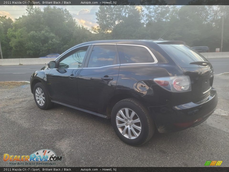 2011 Mazda CX-7 i Sport Brilliant Black / Black Photo #5