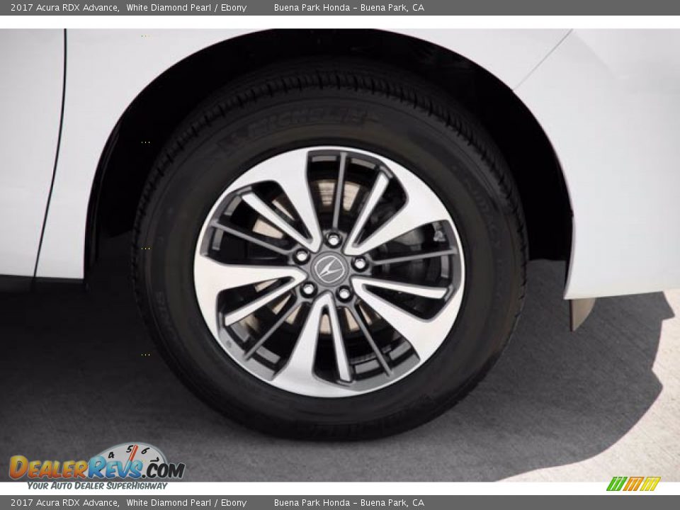 2017 Acura RDX Advance White Diamond Pearl / Ebony Photo #36
