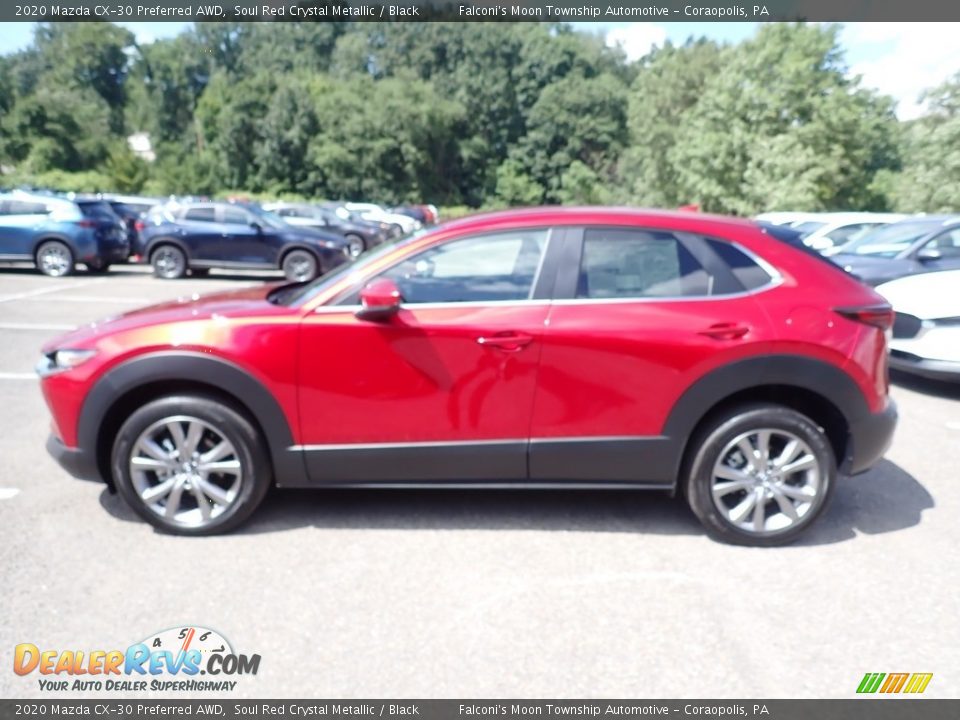 2020 Mazda CX-30 Preferred AWD Soul Red Crystal Metallic / Black Photo #6