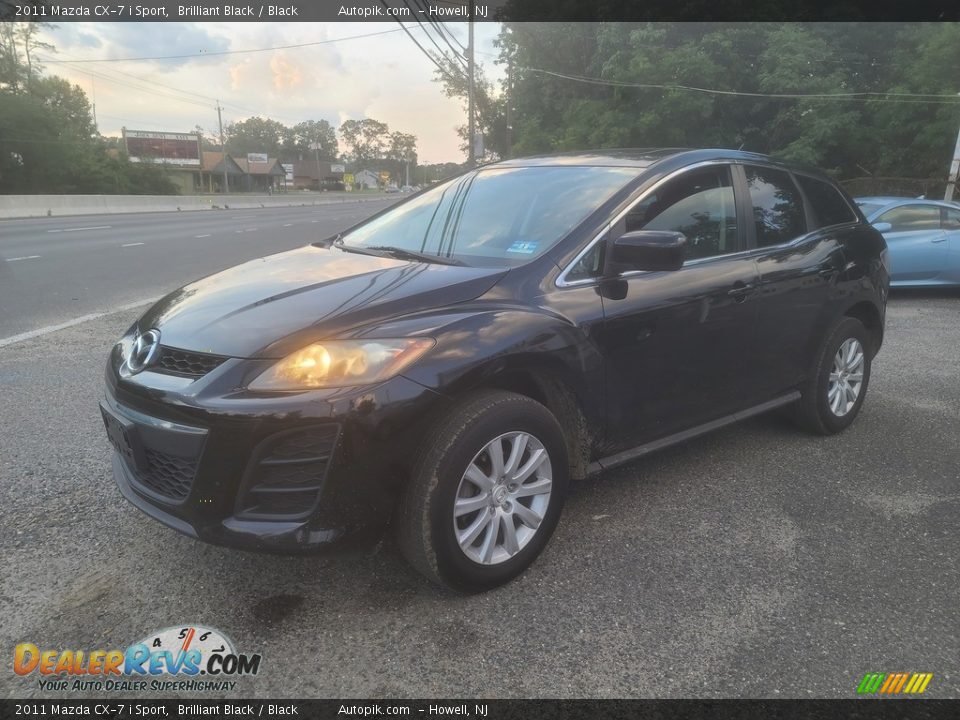 2011 Mazda CX-7 i Sport Brilliant Black / Black Photo #6