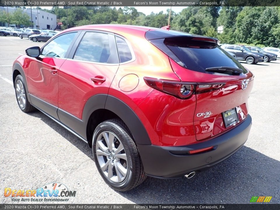 2020 Mazda CX-30 Preferred AWD Soul Red Crystal Metallic / Black Photo #7