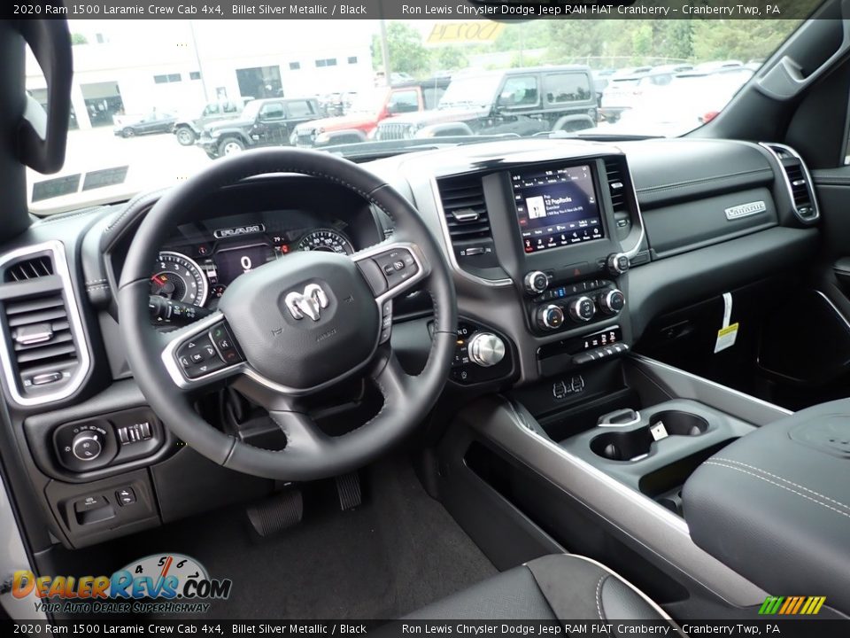 Front Seat of 2020 Ram 1500 Laramie Crew Cab 4x4 Photo #14