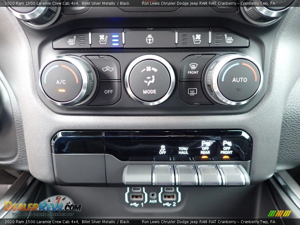Controls of 2020 Ram 1500 Laramie Crew Cab 4x4 Photo #18