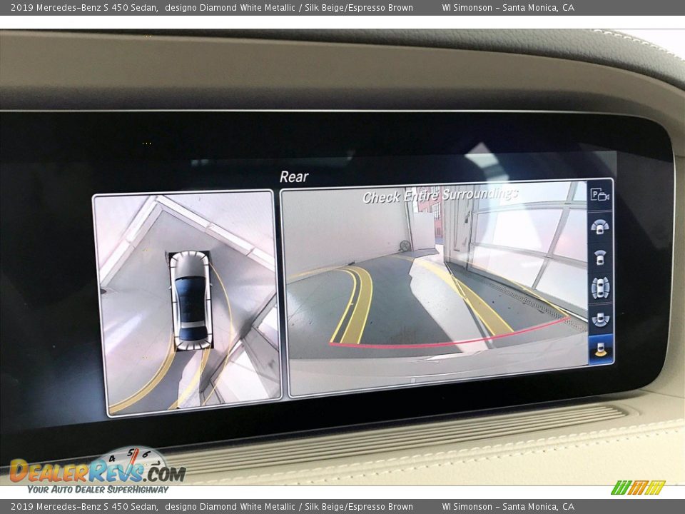 2019 Mercedes-Benz S 450 Sedan designo Diamond White Metallic / Silk Beige/Espresso Brown Photo #21