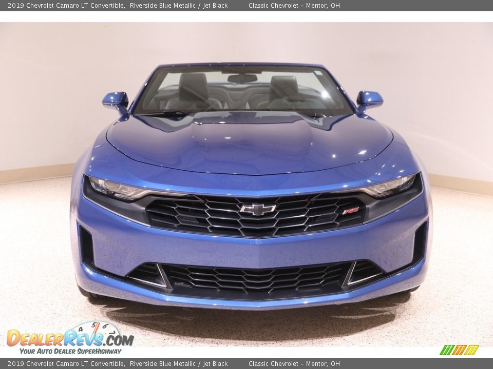 2019 Chevrolet Camaro LT Convertible Riverside Blue Metallic / Jet Black Photo #3