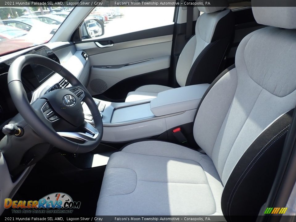 Front Seat of 2021 Hyundai Palisade SEL AWD Photo #10