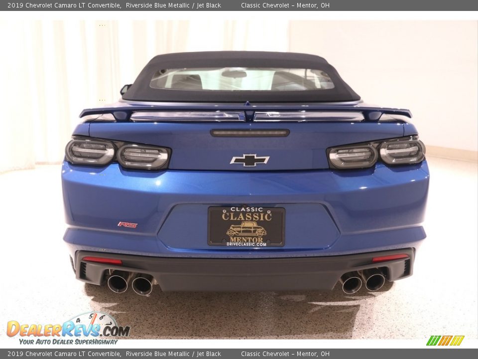 2019 Chevrolet Camaro LT Convertible Riverside Blue Metallic / Jet Black Photo #20