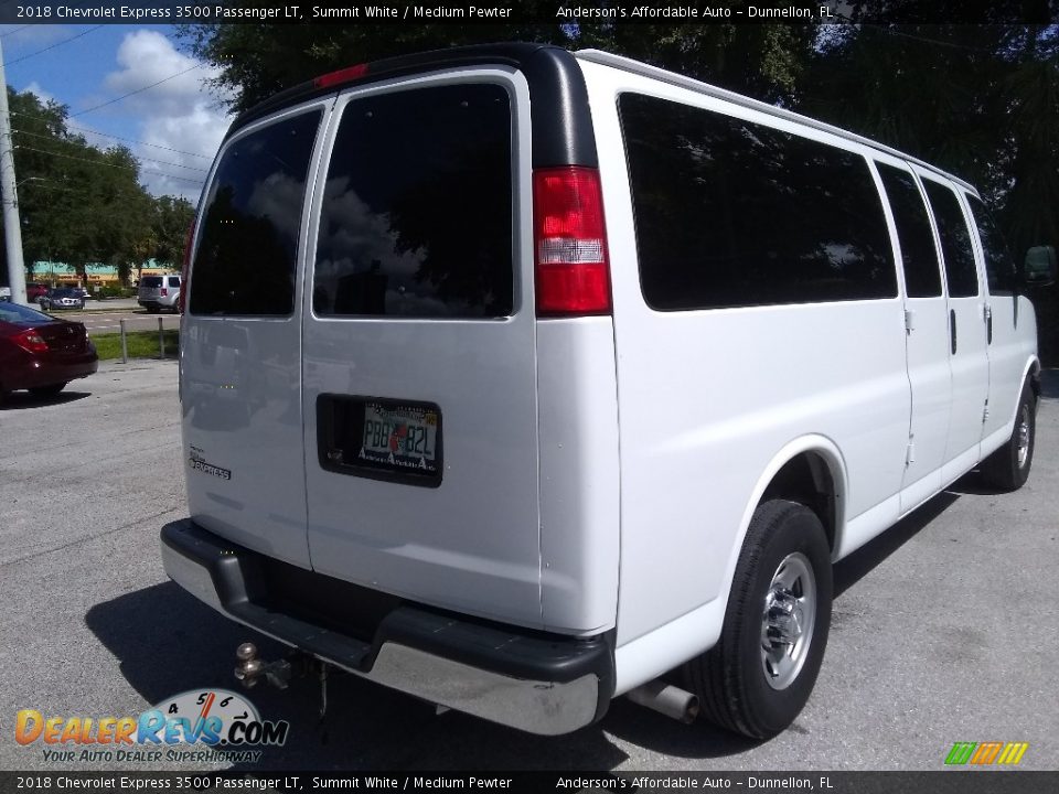 2018 Chevrolet Express 3500 Passenger LT Summit White / Medium Pewter Photo #3