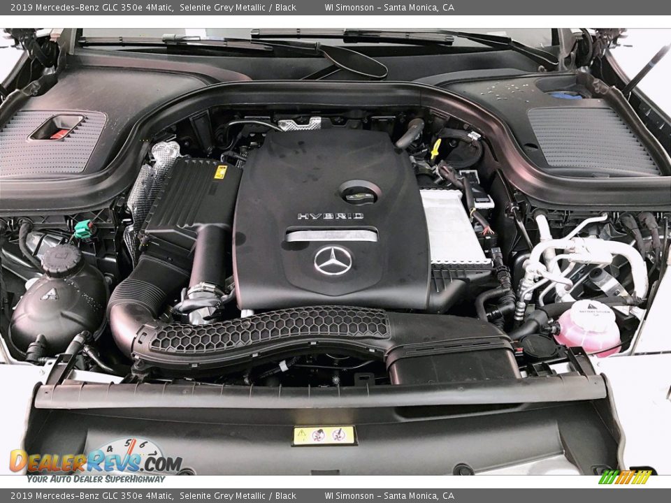 2019 Mercedes-Benz GLC 350e 4Matic Selenite Grey Metallic / Black Photo #9
