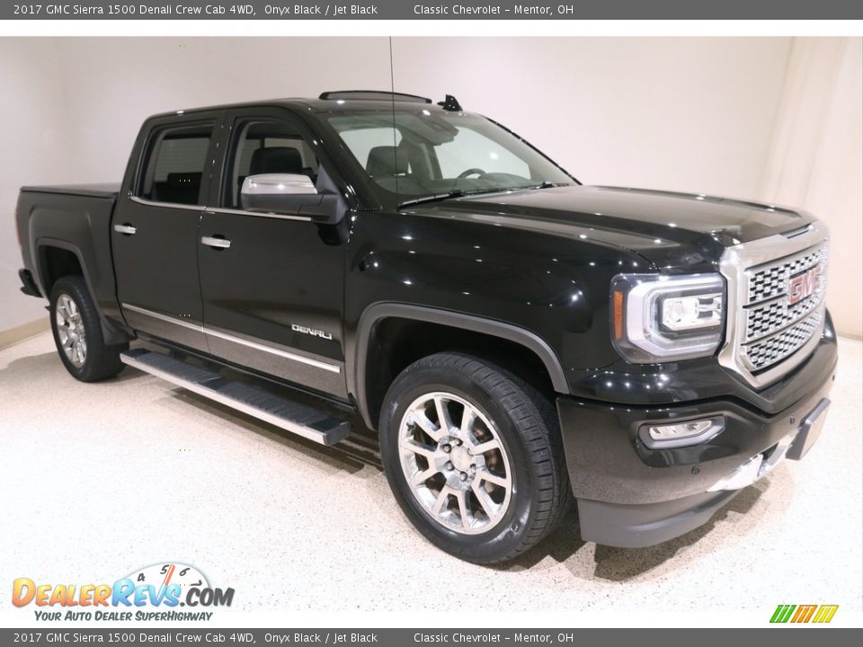 Onyx Black 2017 GMC Sierra 1500 Denali Crew Cab 4WD Photo #1