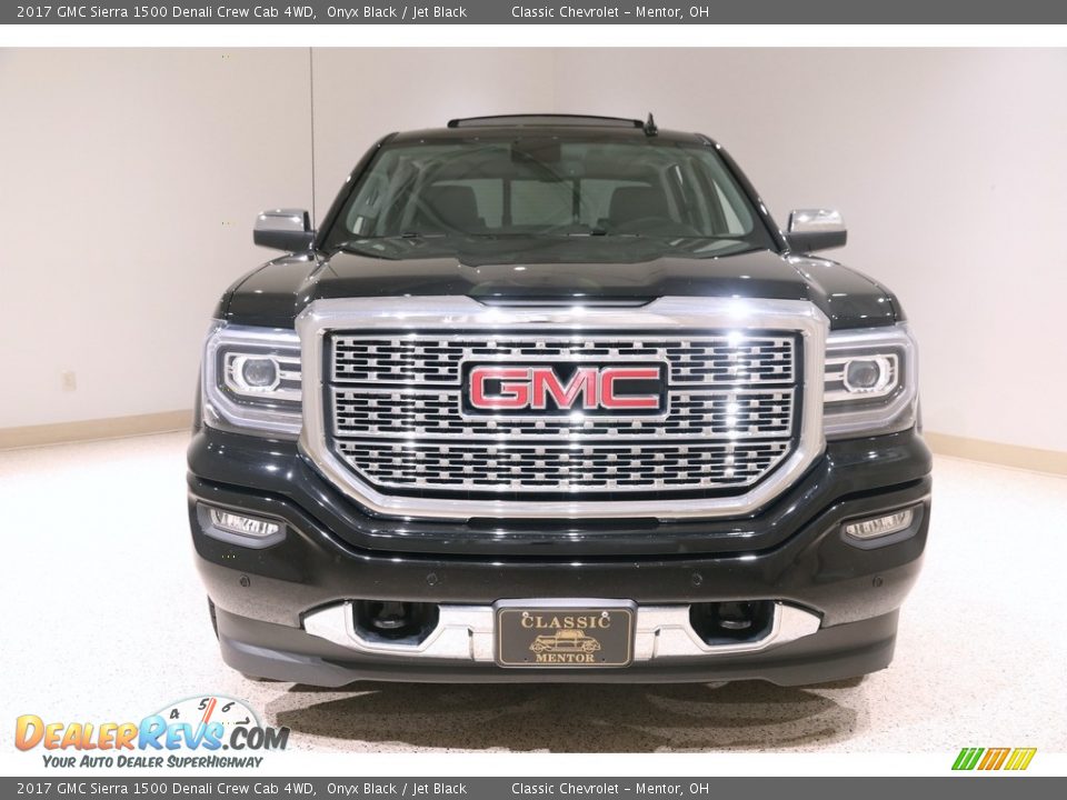 Onyx Black 2017 GMC Sierra 1500 Denali Crew Cab 4WD Photo #2