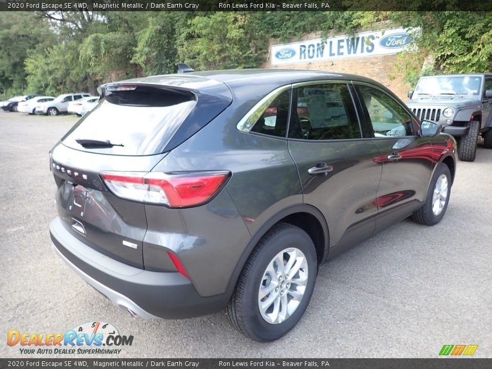 2020 Ford Escape SE 4WD Magnetic Metallic / Dark Earth Gray Photo #2