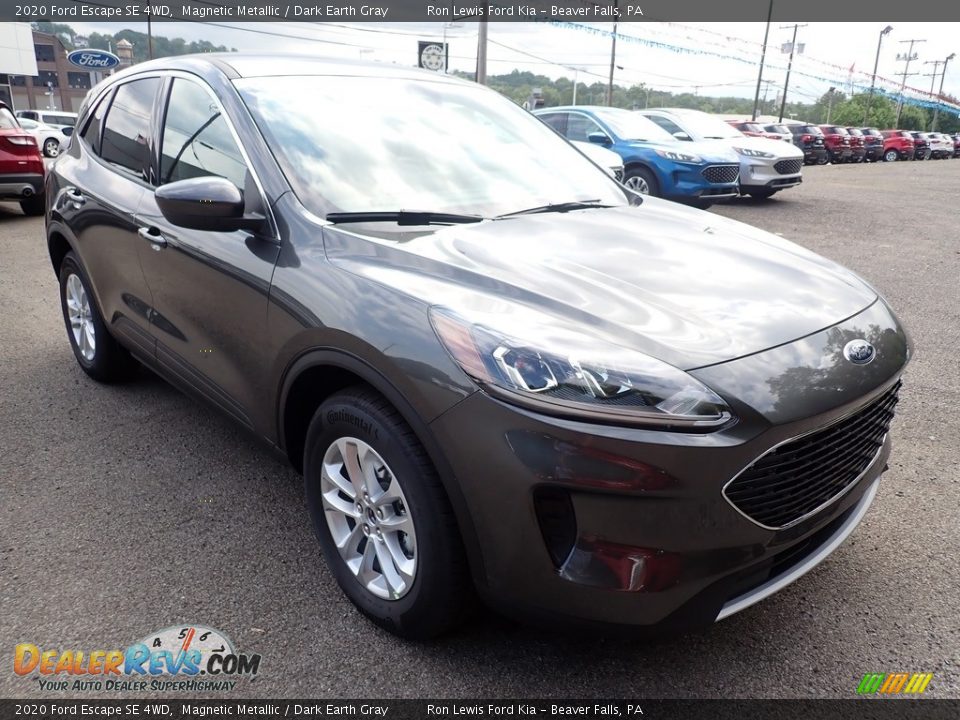 2020 Ford Escape SE 4WD Magnetic Metallic / Dark Earth Gray Photo #3