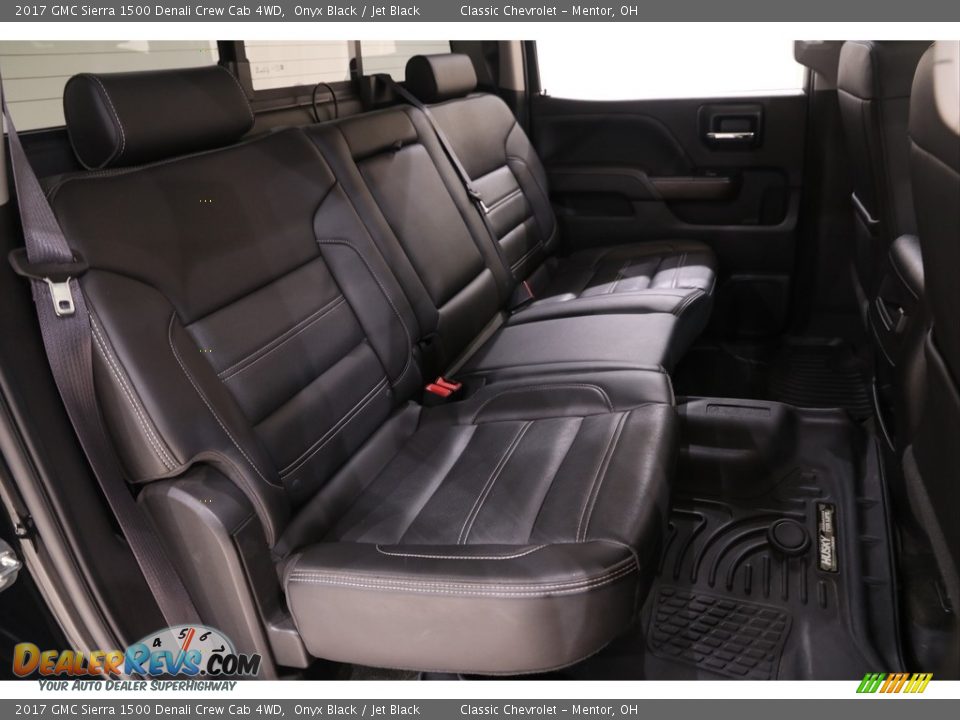 Rear Seat of 2017 GMC Sierra 1500 Denali Crew Cab 4WD Photo #17