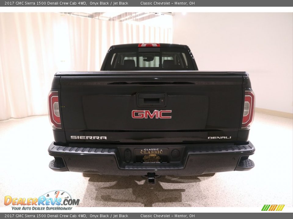 2017 GMC Sierra 1500 Denali Crew Cab 4WD Onyx Black / Jet Black Photo #19