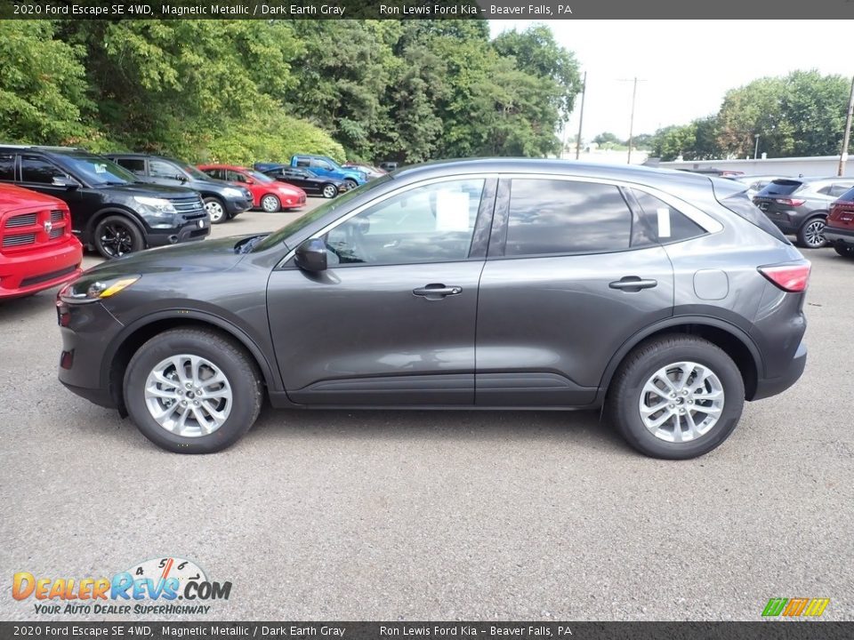 2020 Ford Escape SE 4WD Magnetic Metallic / Dark Earth Gray Photo #6