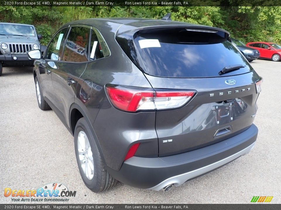 2020 Ford Escape SE 4WD Magnetic Metallic / Dark Earth Gray Photo #7
