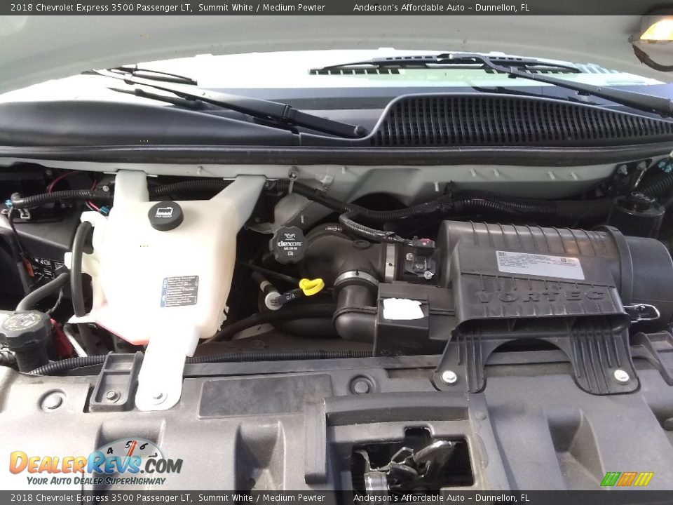 2018 Chevrolet Express 3500 Passenger LT 6.0 Liter FlexFuel OHV 16-Valve Vortec V8 Engine Photo #29