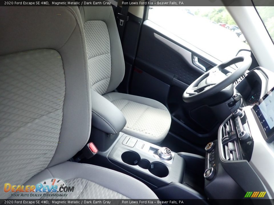 2020 Ford Escape SE 4WD Magnetic Metallic / Dark Earth Gray Photo #10