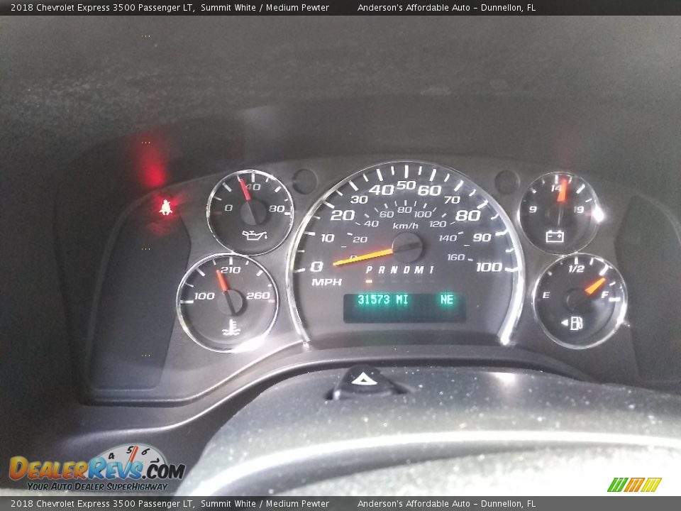 2018 Chevrolet Express 3500 Passenger LT Gauges Photo #30
