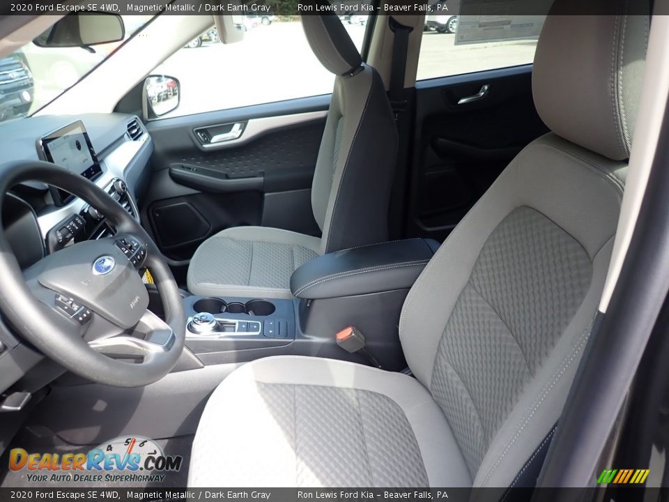 2020 Ford Escape SE 4WD Magnetic Metallic / Dark Earth Gray Photo #12